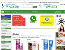 Tablet Screenshot of herbolarioplantaviva.com